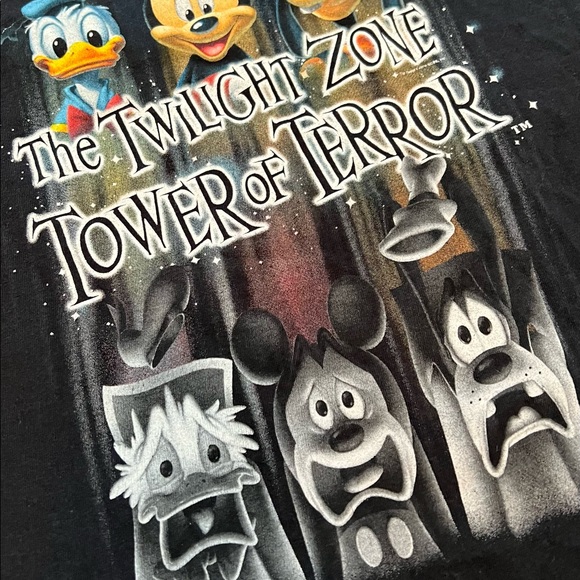 Disney Park “Tower of Terror” T-shirt. Youth Boy/Girl Large - Picture 2 of 7